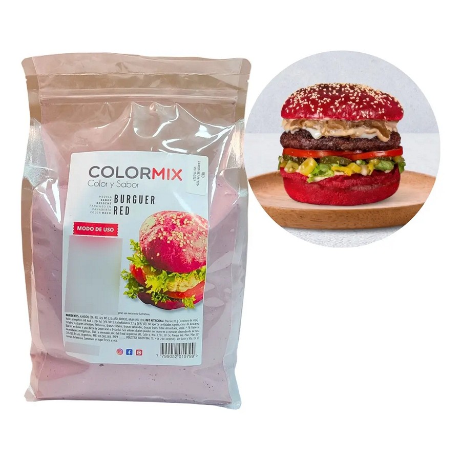 Color Y Sabor en polvo Gourmet Burguer Red "Colormix" x 1,5kg
