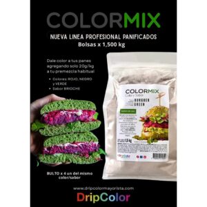 Color Y Sabor en polvo Gourmet Burguer Green «Colormix» x 1,5kg