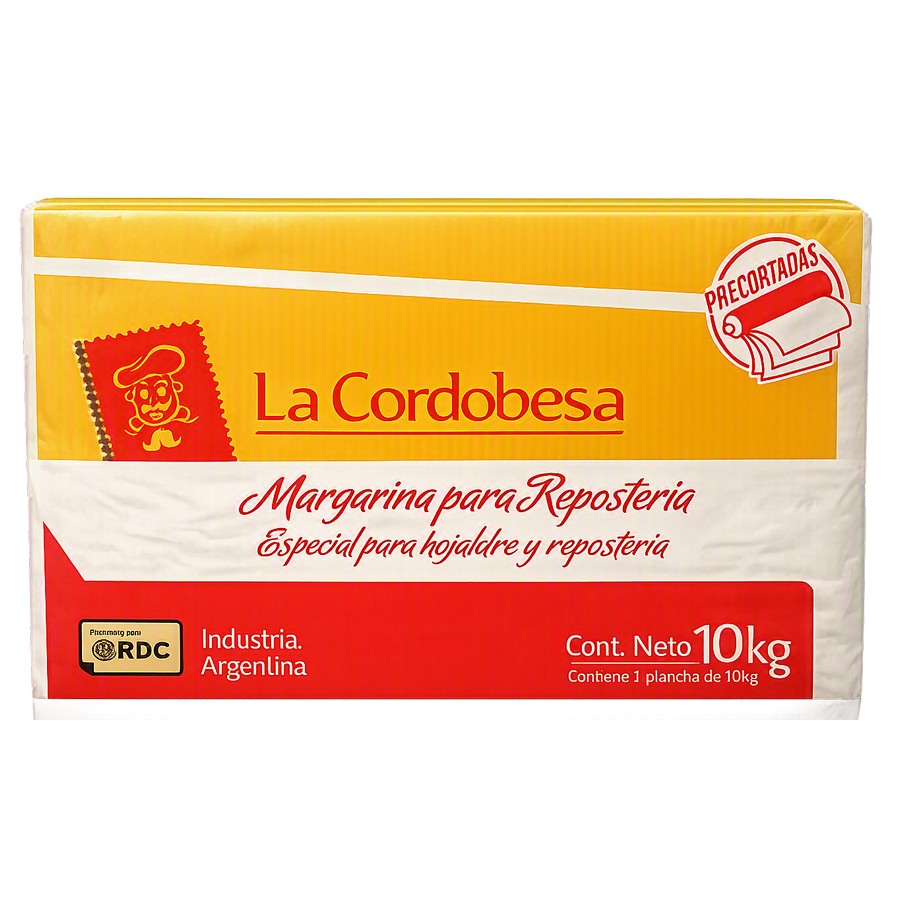 Margarina Hojaldre "La Cordobesa" Precortada Pilon x10 kg