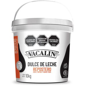 Dulce de Leche Vacalín Repostero Balde x10Kg
