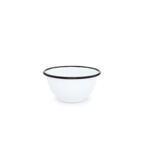 Bowl Enlozado Borde Negro «Nonfork – Enamelware» 14 x 7cm