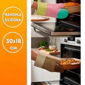 Manopla Silicona Tricolor «LC» 30x18cm