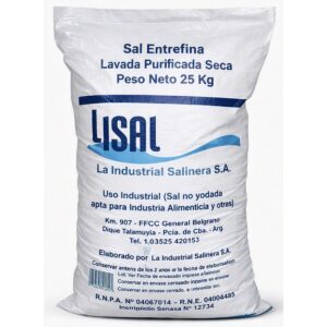 Sal Entrefina Comun «Lisal» x 25 kg