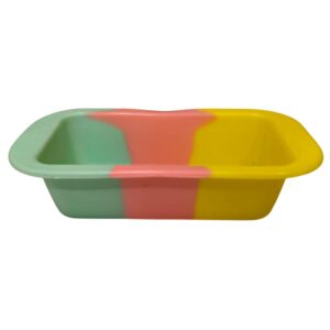 Molde Silicona Tricolor Mini Budinera «LC» 10x5x3.5cm