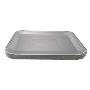Bandeja Carton Reforzado Laminada Plata «LC» 18x26cm x 10un.