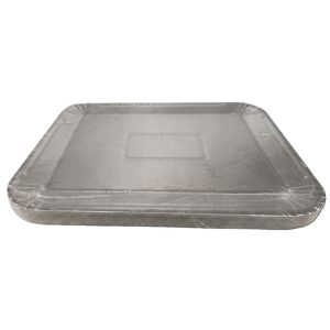 Bandeja Carton Laminada Plata «LC» 23x28cm x 10un.