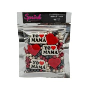 Sprinkles Yo Amo a Mama Formas y Perlas «Sprink» x 50g