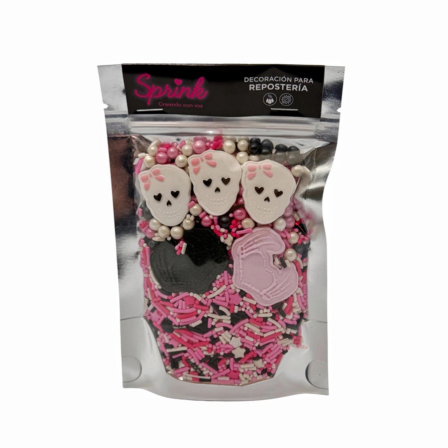 Sprinkles Mix Calaveras Blancas "Sprink" x100gr